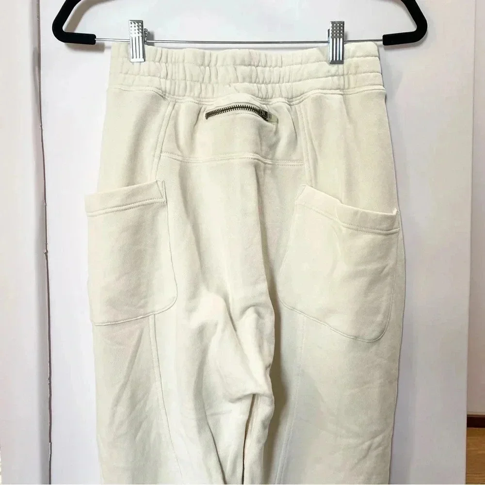 New Free People June Bug Sweatpants Joggers FP Movement Cream Small - Picture 7 of 12